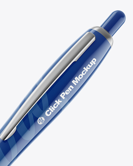 Glossy Pen Mockup PSD #2