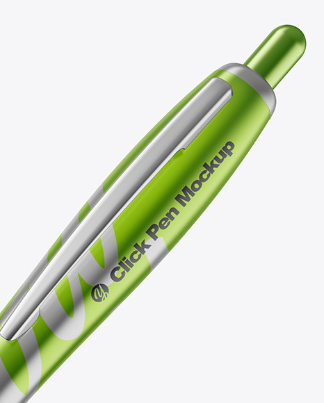 Metallic Pen Mockup PSD #2