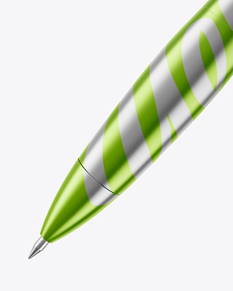 Metallic Pen Mockup PSD #1