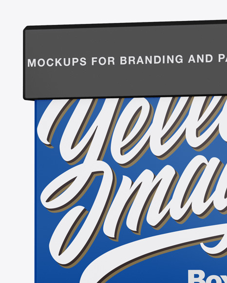 Paper Box Mockup PSD #2
