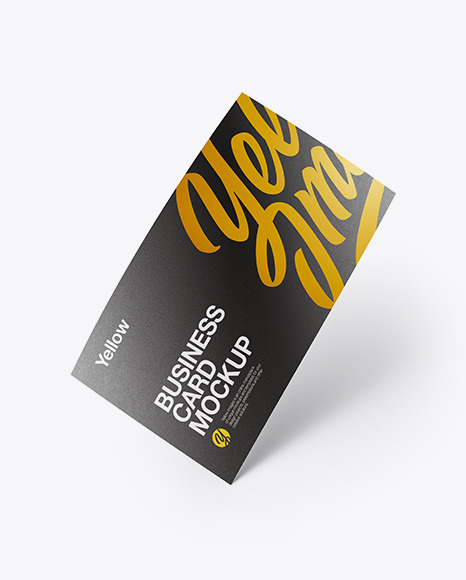 Textured Business Card Mockup PSD #2