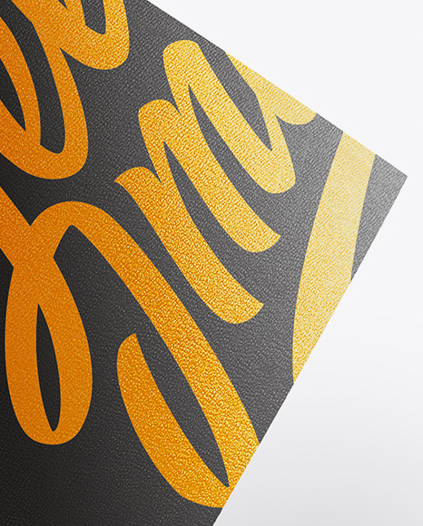 Textured Business Card Mockup PSD #1