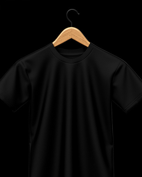 Download Hanging T Shirt Mockup In Apparel Mockups On Yellow Images Object Mockups