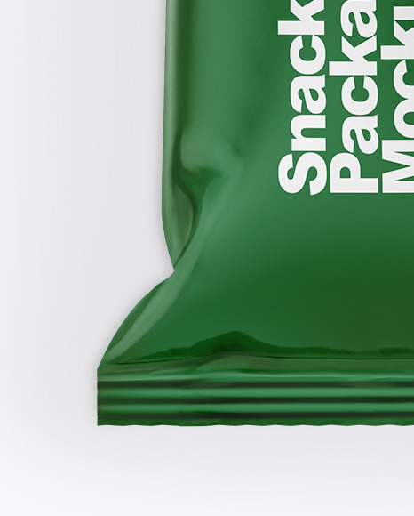 Glossy Snack Package Mockup PSD #1