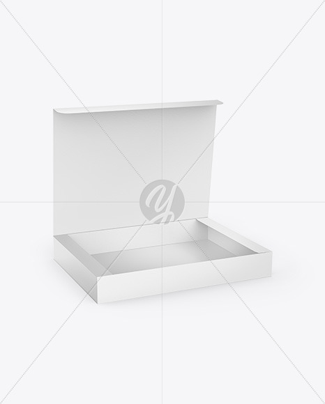 Download Opened Paper Box Mockup In Box Mockups On Yellow Images Object Mockups PSD Mockup Templates