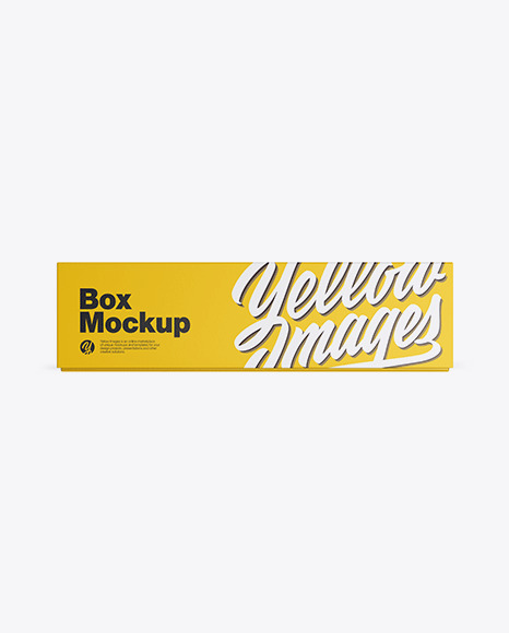 Download Matte Paper Box Mockup In Box Mockups On Yellow Images Object Mockups PSD Mockup Templates