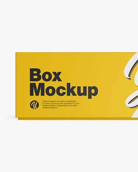 Matte Paper Box Mockup PSD #1