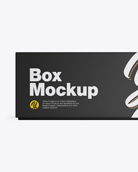 Matte Paper Box Mockup PSD #7