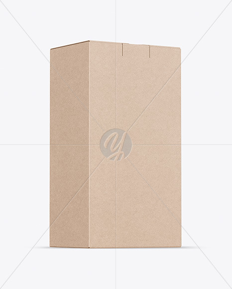 Download Kraft Box Mockup In Box Mockups On Yellow Images Object Mockups Yellowimages Mockups