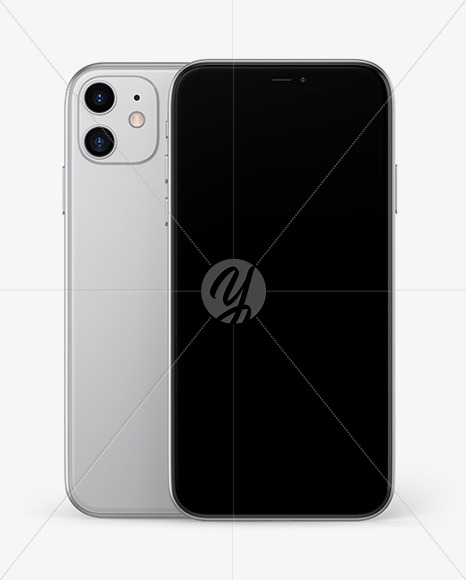 Download Apple Iphone 11 By Artokut On Yellow Images PSD Mockup Templates