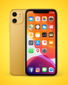 Two Apple iPhones 11 Mockup