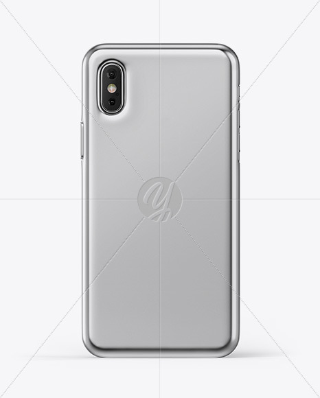 Download Iphone X Metallic Case Mockup In Device Mockups On Yellow Images Object Mockups PSD Mockup Templates