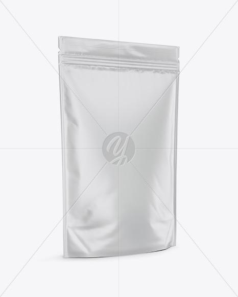 Download Matte Stand-Up Pouch Mockup - Halfside View in Pouch ...