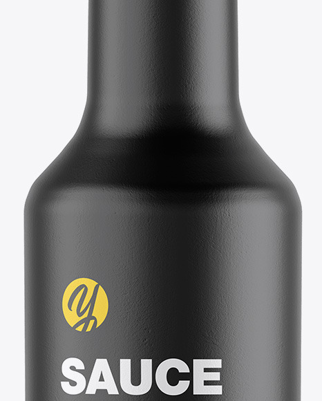 Download Ceramic Sauce Bottle Mockup In Bottle Mockups On Yellow Images Object Mockups