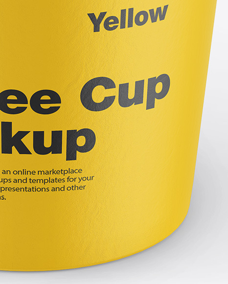 Paper Coffee Cup Mockup