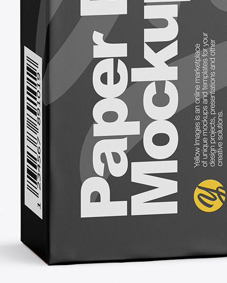 Paper Box Mockup PSD #1