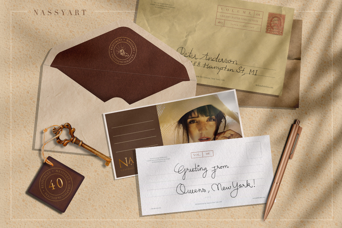 Paper poster printing picture