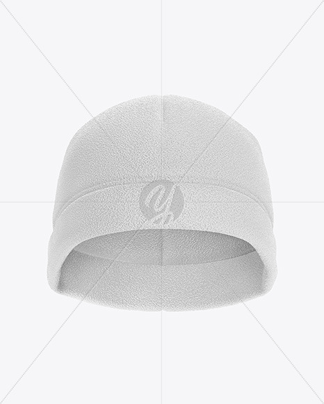 Download Fleece Hat Mockup Front View In Apparel Mockups On Yellow Images Object Mockups