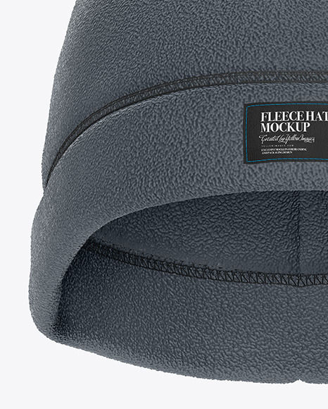 Fleece Hat Mockup - Front View