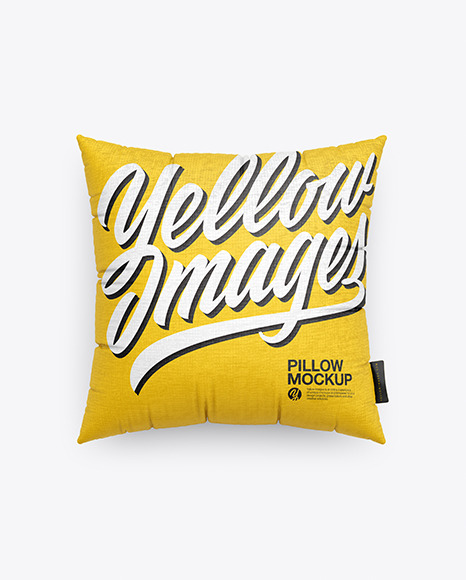 Square Pillow Mockup