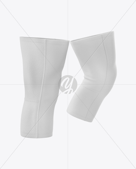 Download Sports Knee Warmers Mockup in Apparel Mockups on Yellow ...