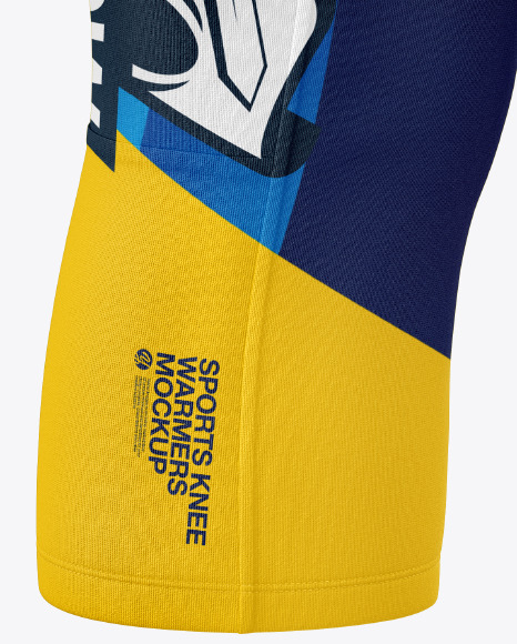 Sports Knee Warmers Mockup In Apparel Mockups On Yellow Images Object Mockups