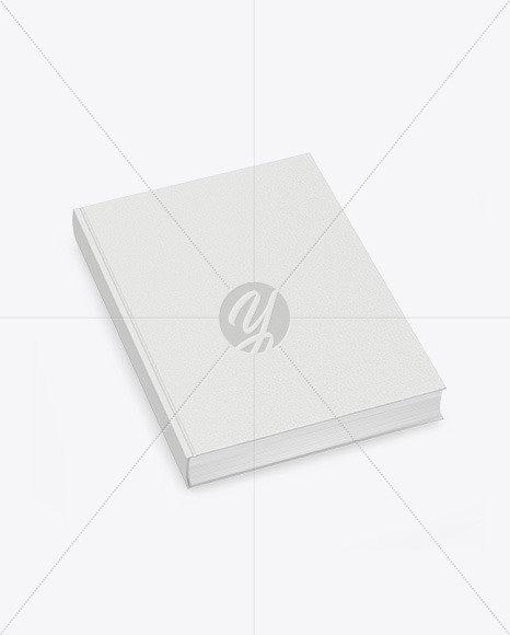 Book w  Leather Cover Mockup   Half Side View PSD #3