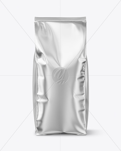 Download Matte Metallic Food Bag Mockup In Bag Sack Mockups On Yellow Images Object Mockups