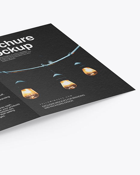 Textured Brochure Mockup PSD #1