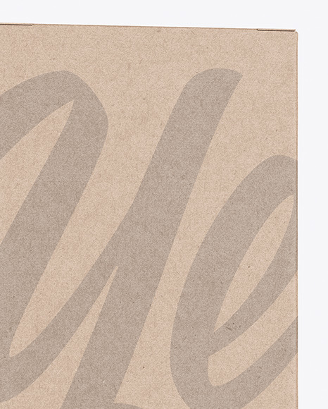 Kraft Box Mockup PSD #2