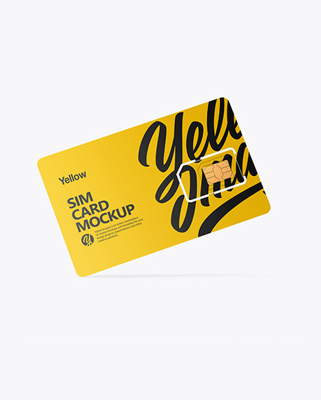 Sim Card Mockup