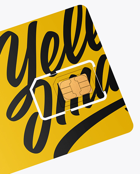 Sim Card Mockup