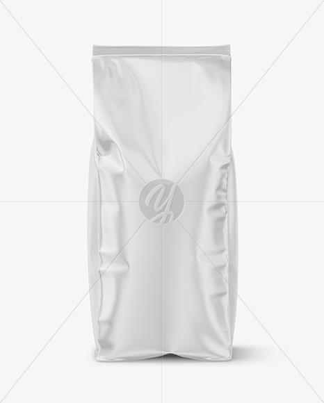 Download Matte Food Bag Mockup In Bag Sack Mockups On Yellow Images Object Mockups