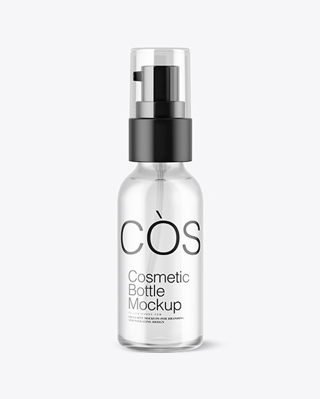 Download Download Cosmetic Frosted Bottle Mockup Psd