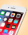 Gold Apple Iphone 7 Mockup