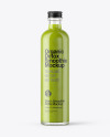 Green Smoothie Bottle Mockup