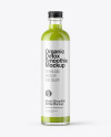 Green Smoothie Bottle Mockup