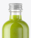 Green Smoothie Bottle Mockup