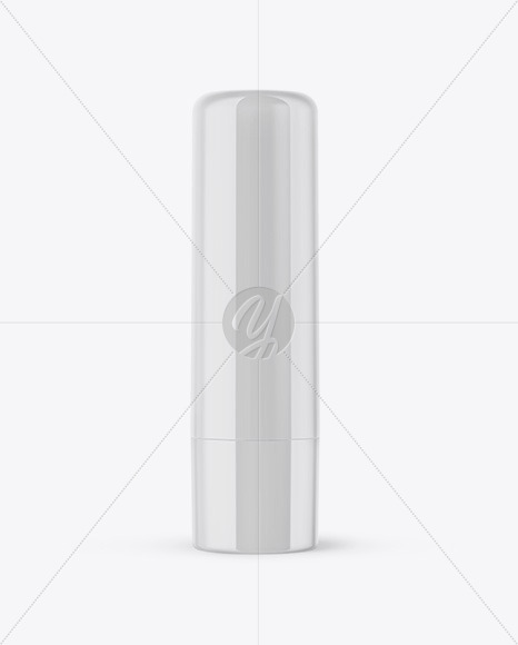 Glossy Lip Balm Tube Mockup