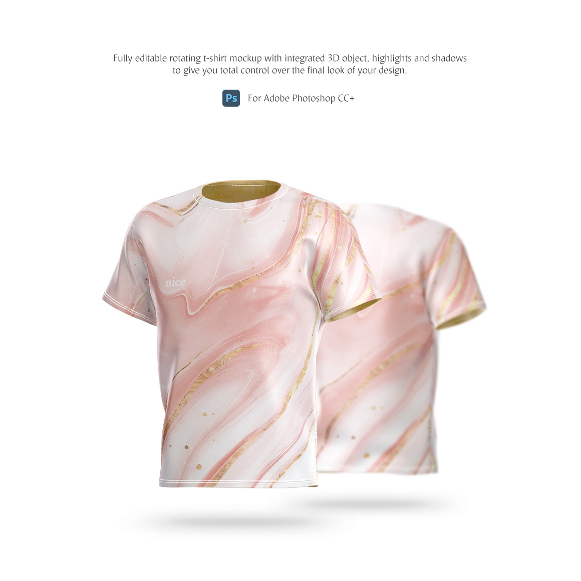 Download T Shirt Animated Mockup In Apparel Mockups On Yellow Images Creative Store