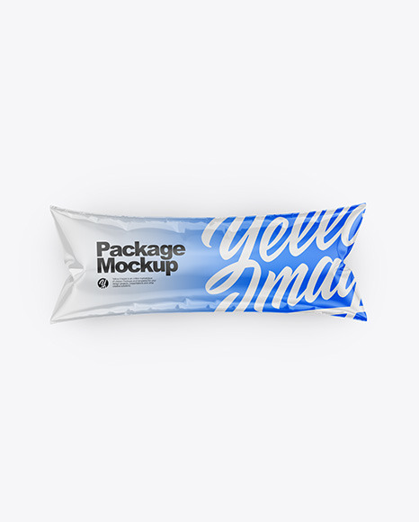 Yoghurt Sachet Mockup