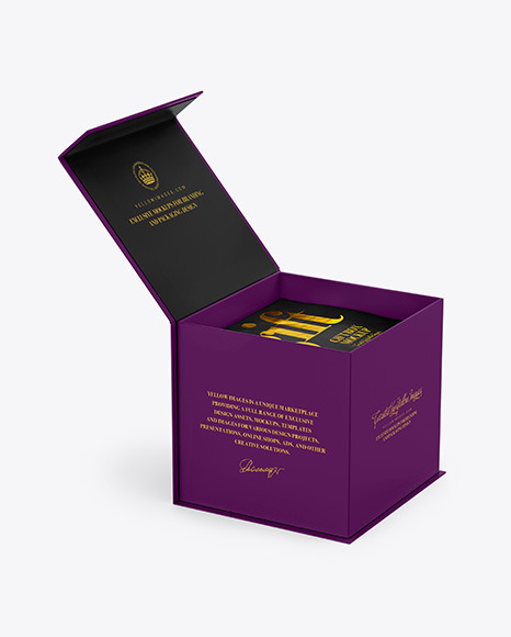 Download Opened Matte Box Mockup In Box Mockups On Yellow Images Object Mockups Yellowimages Mockups