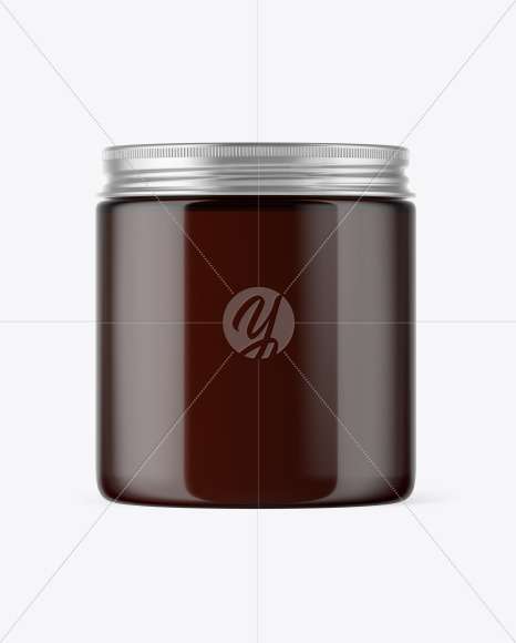 Download Dark Amber Cosmetic Jar Mockup In Jar Mockups On Yellow Images Object Mockups Yellowimages Mockups