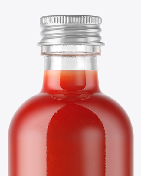 Tomato Juice Bottle Mockup PSD #7