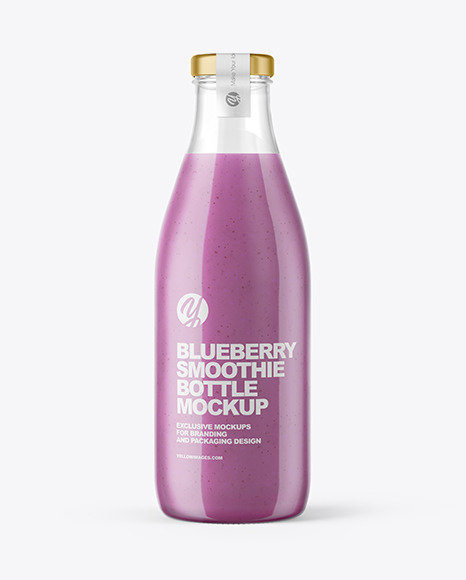 Download Blueberry Smoothie Bottle Mockup In Bottle Mockups On Yellow Images Object Mockups PSD Mockup Templates