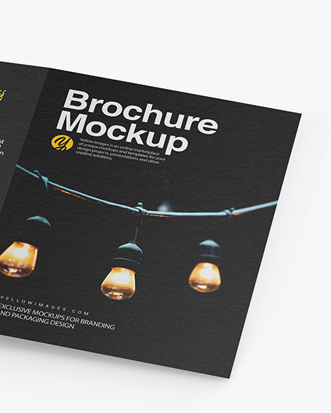 Textured Brochure Mockup PSD #1