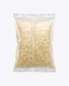 Frosted Bag With Corn Stars Cereal Mockup