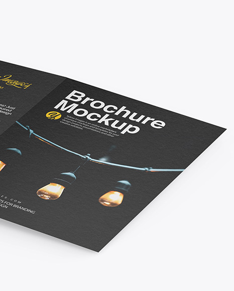 Textured Brochure Mockup PSD #1