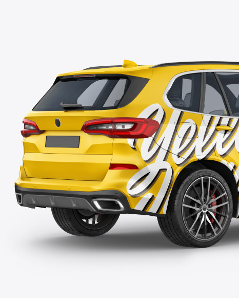 Download Crossover Suv Mockup Back Half Side View In Vehicle Mockups On Yellow Images Object Mockups Yellowimages Mockups