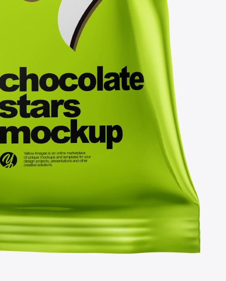 Matte Bag With Duo Stars Cereal Mockup PSD #5